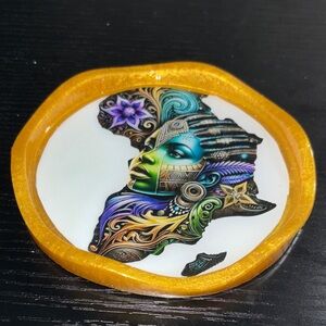 NORE’S NOVELTIES Set of 2 Ashtray-styled Handcrafted Coasters “ORIGINS”